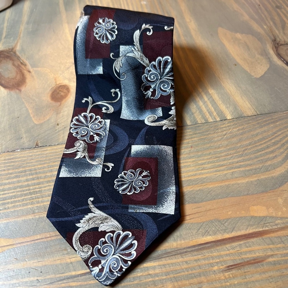 Vintage Puritan Special Edition Silk Tie Made USA‎ Classic Print